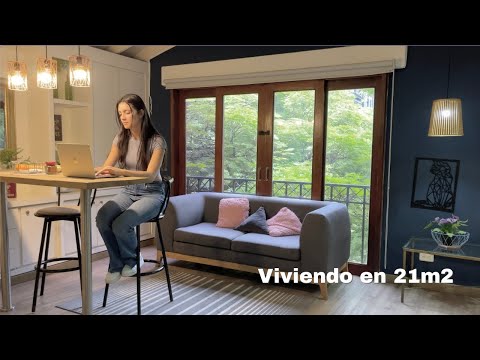 🇨🇴 Mini departamento de 21m2 | House Tour | Medellin