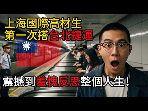 上海國際高材生第一次搭台北捷運，震撼到羞愧反思整個人生！