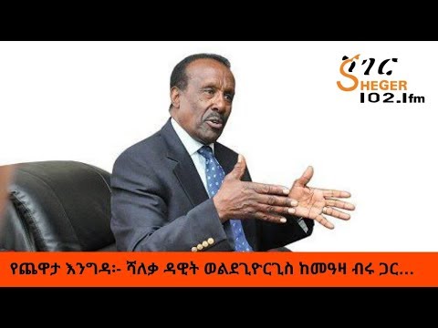 Ethiopia Sheger Fm Yechewata Engida - ሻለቃ ዳዊት ወልደጊዮርጊስ ከመዓዛ ብሩ ጋር… ክፍል ሁለት