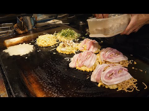 Yakisoba, Okonomiyaki Cooking Skill in Japan!