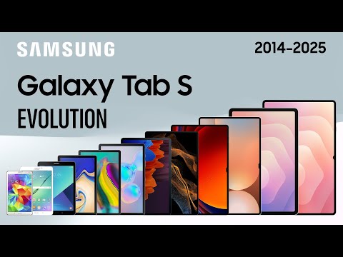 Evolution of Samsung Galaxy Tab S