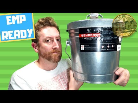 Ham Radio EMP Kit, The Tactical Trash Can