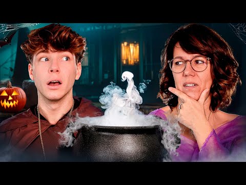 EXTREM Gefährliche Experimente mit TROCKENEIS mit meiner Mutter! Halloween Edition! 🎃🧊