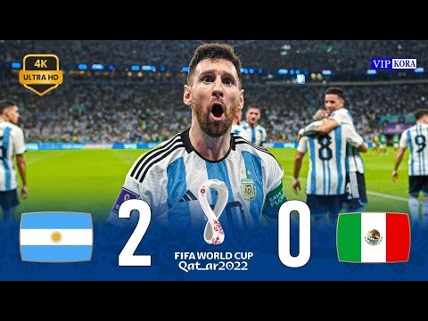 Argentina 2-0 Mexico 4K #qatar2022 Extended Highlights