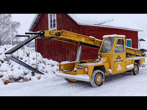 Bought a belt loader and modifying it to handle firewood