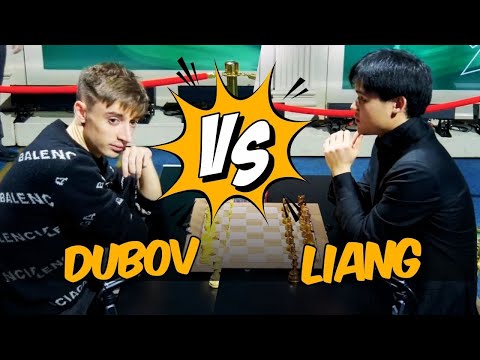 DANIIL DUBOV VS LIANG AWONDER II 2024 FIDE World Blitz Championship R1