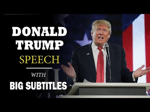 Donald Trump's Liberty University Commencement Speech | ENGLISH SPEECH with BIG Subtitles