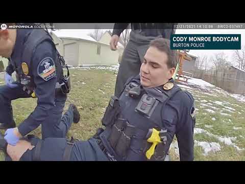 Bodycam video shows Burton police officer shoot and injure fellow officer in shootout