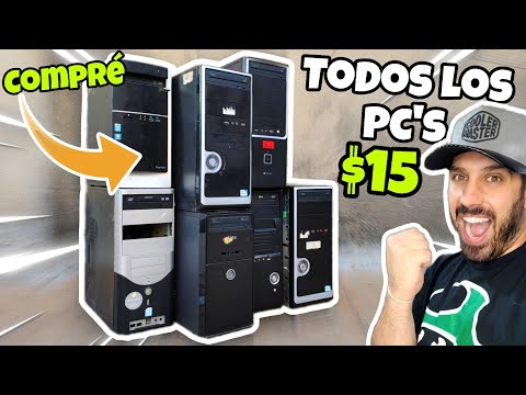 🔥Compré en el REMATE TODOS estos PC'S por $15!!! 👈🏻😱 🇺🇾 Me estafaron? 😲🔥