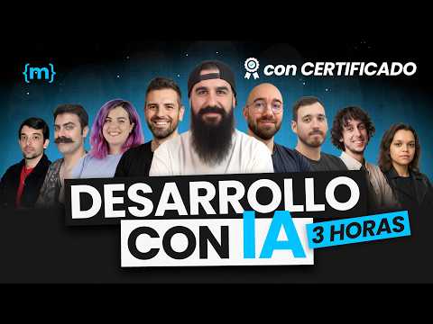 Curso COMPLETO de DESARROLLO con IA con Certificado Gratis