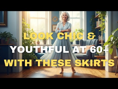 only these 5 skirts will make you look elegant at 60+