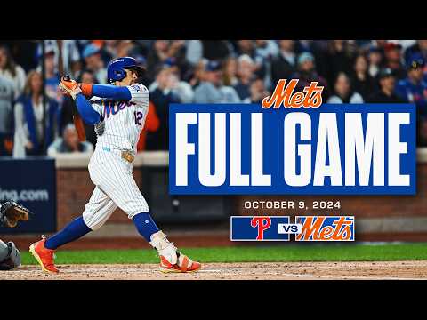 METS WIN 2024 NLDS! | FULL GAME