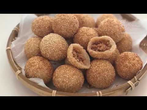Deep Fried Sesame Seed Balls (Jian Dui)  炸煎堆/芝麻球