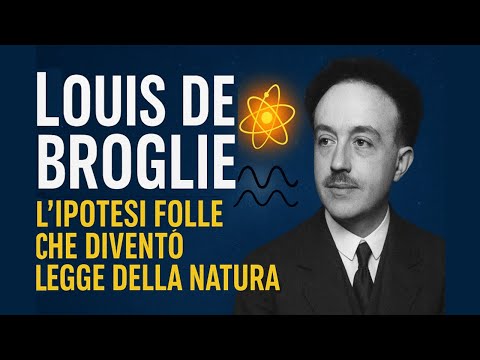 🤯 Louis de Broglie — L’Ipotesi Folle che Diventò Legge della Natura