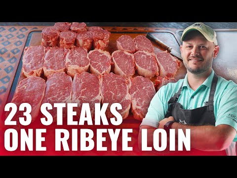 Learn How To Get 23 Steaks From One Ribeye Loin