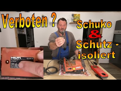 Schuko Stecker bei Schutzisoliertem Gerät 😱Verbote ? oder nicht  ⚡Freunde des Stroms⚡