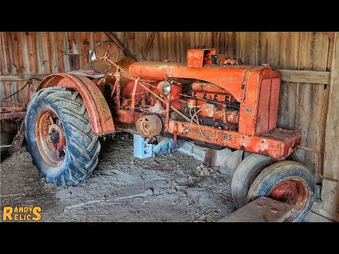 Unbelievable Barn Find—A 1936 Allis-Chalmers WC Pulled Out After 55 Years 