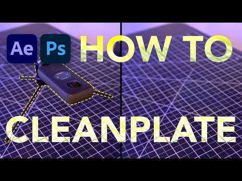 CLEANPLATING techniques in After Effects