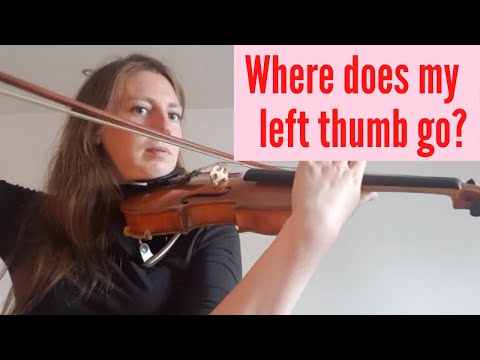 What is the Correct Left Thumb Position for Violinists?
