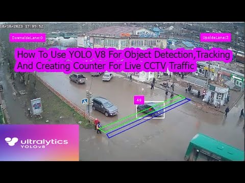 live counting  vehicles  using yolov8 |  tracking & counting using yolov8 | yolov8 object detection
