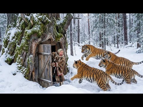 80-Year-Old Widow Lives Inside A Tree And Escapes From A Pack Of Siberian Tigers | Extreme Yakutia