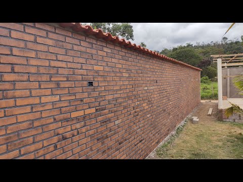 💥 EFEITO TIJOLINHO COM ARGAMASSA 💥