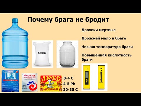 Брага не бродит или перестала бродить.