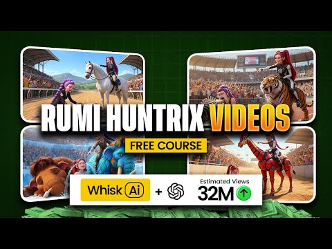 How to make Viral Ai Story Videos Like Rumi Huntrix I Faceless YouTube Niche