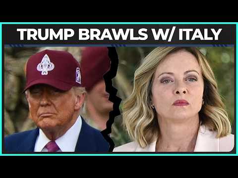 Italian Prime Minister Has Had ENOUGH Of Trump & Israel