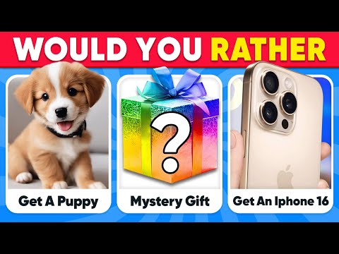 Would You Rather - MYSTERY Gift Edition 🎁😲 Quiz Galaxy