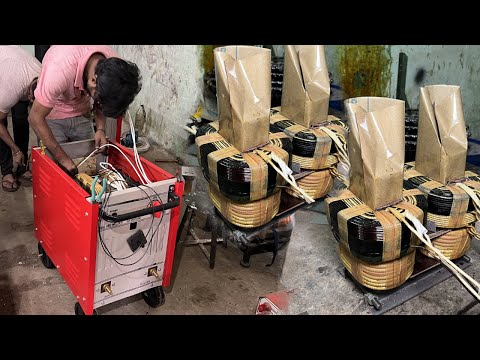 Amazing Presses Of Making Welding Machine By Skilled Mechanical. Manufacturing prosses of Machine.