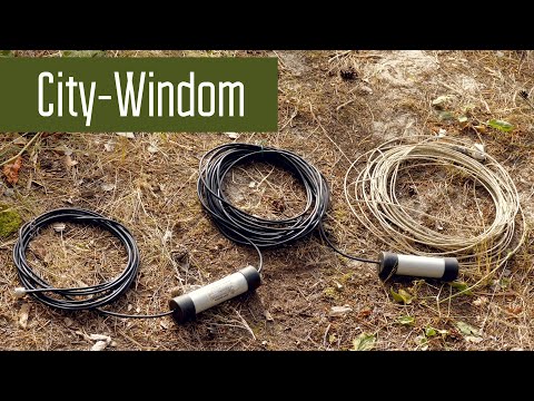 City-Windom Antenna. Multi-band HF antenna CW80100. Testing and comparison with dipoles.