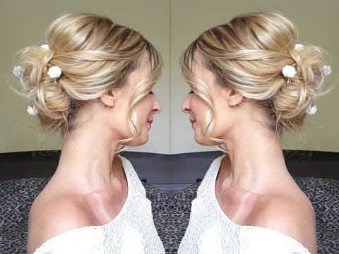 Wedding Hair | Chignon Mariée Moderne | AngeliaHair