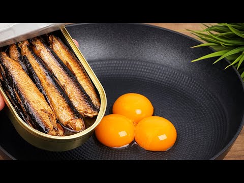 Sardinen mit Eiern mischen! Diesen Trick habe ich in einem schicken Restaurant gelernt!