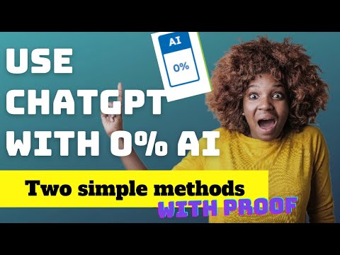 Use ChatGPT and get 0% AI detection / How to avoid and pass AI detection