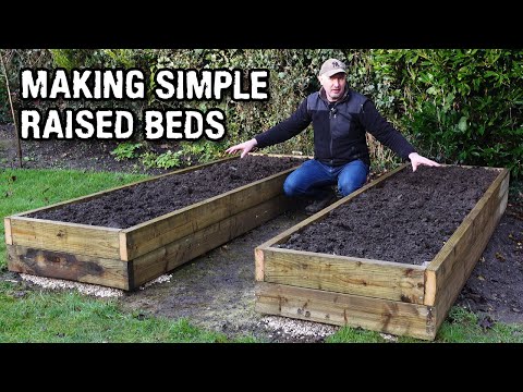 How I build some easy raised beds - FULL VIDEO!