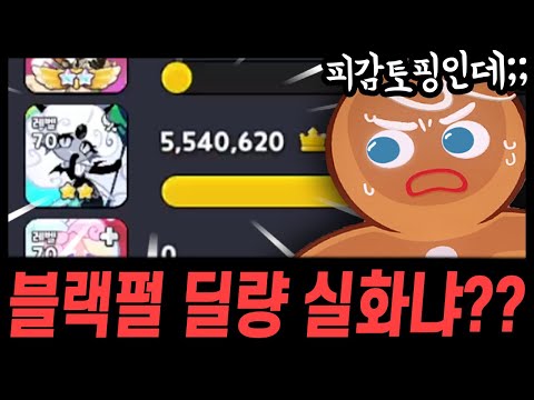 😨미쳐버린 블랙펄 쿠키의 딜량;;; 당장 뽑아야되는 1순위 사기쿠키가 등장했습니다;; - [ 쿠키런 킹덤 ]
