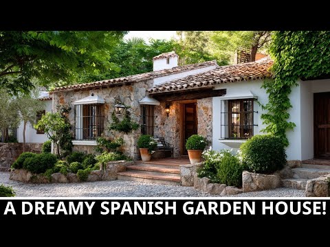 Small Spanish Home Surrounded by a Beautiful Green Garden!