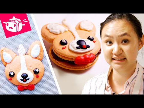 I Tried To Re-Create These Corgi Macarons