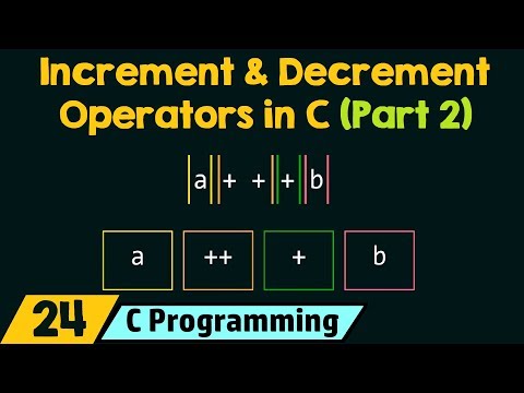 Increment and Decrement Operators in C (Part 2)