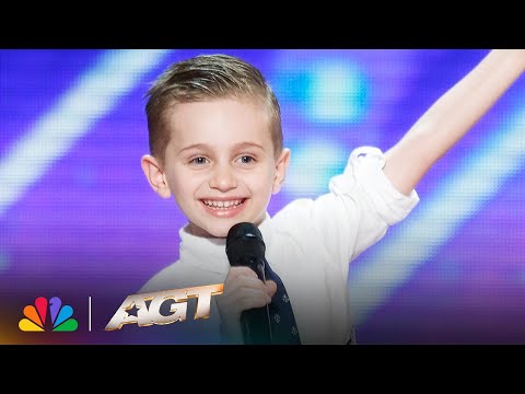 6-Year-Old Nathan Bockstahler STEALS The Show! | AGT