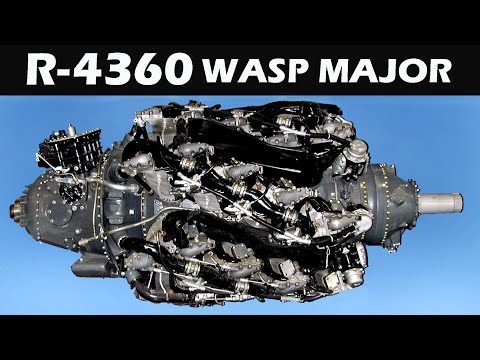PRATT & WHITNEY R-4360 WASP MAJOR AIRCRAFT - Airplanes powered by this giant radial engine