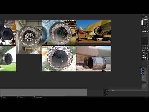 Blender: Building and rigging a jet engine