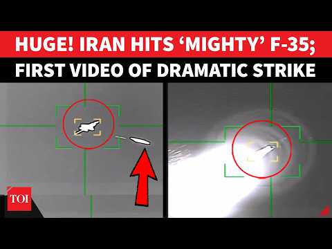First Video: US F-35 HIT In Iranian Attack; Dramatic Strike Caught On Cam | 'Humiliation' For Trump
