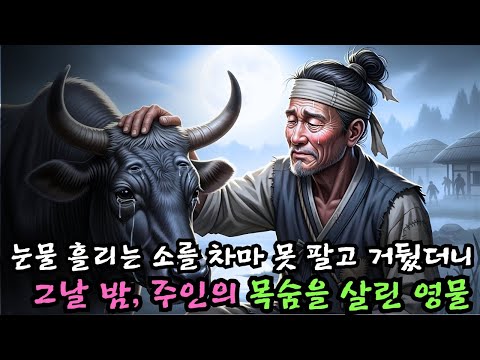 👌잠자기전 듣는 옛날이야기 1시ㅣ우는 늙은 소가 살린 그 밤 ┃야담┃야사┃고전┃민담┃설화┃전설┃조선야담┃옛날이야기┃한국이야기┃오디오북