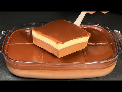 Do you have milk and cocoa? Prepare this delicious dessert without flour!