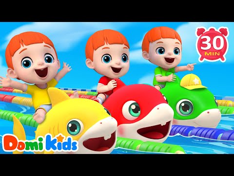 彩色水上樂園💦🌈｜夏日戲水樂趣｜寶寶感官啟蒙｜趣味運動遊戲｜親子互動兒歌🎵｜寶貝多米益智