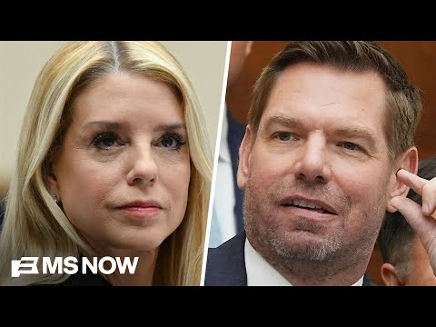 Rep. Swalwell asks Bondi if DOJ will help him after receiving death threats