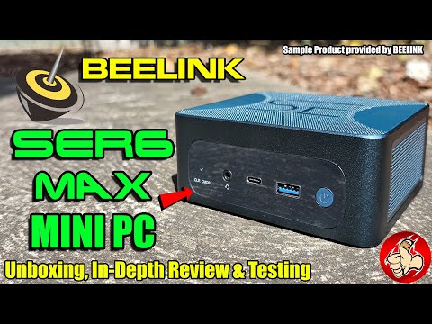 Beelink SER6 MAX Mini PC Review - Great Performance in a small form factor