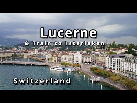 Lucerne to Interlaken: Switzerland’s Panoramic Train and Lucerne Old Town, Waterfront, Lion Monument